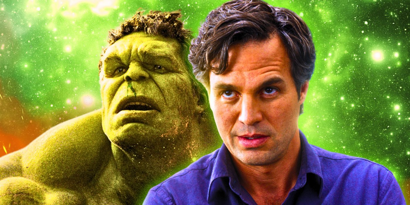 Bruce Banner and the Hulk (Mark Ruffalo) in The Avengers