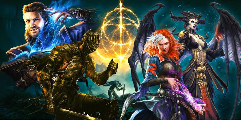 Baldur’s Gate 3, Elden Ring, Divinity Original Sin 2, Dark Souls and Diablo 4