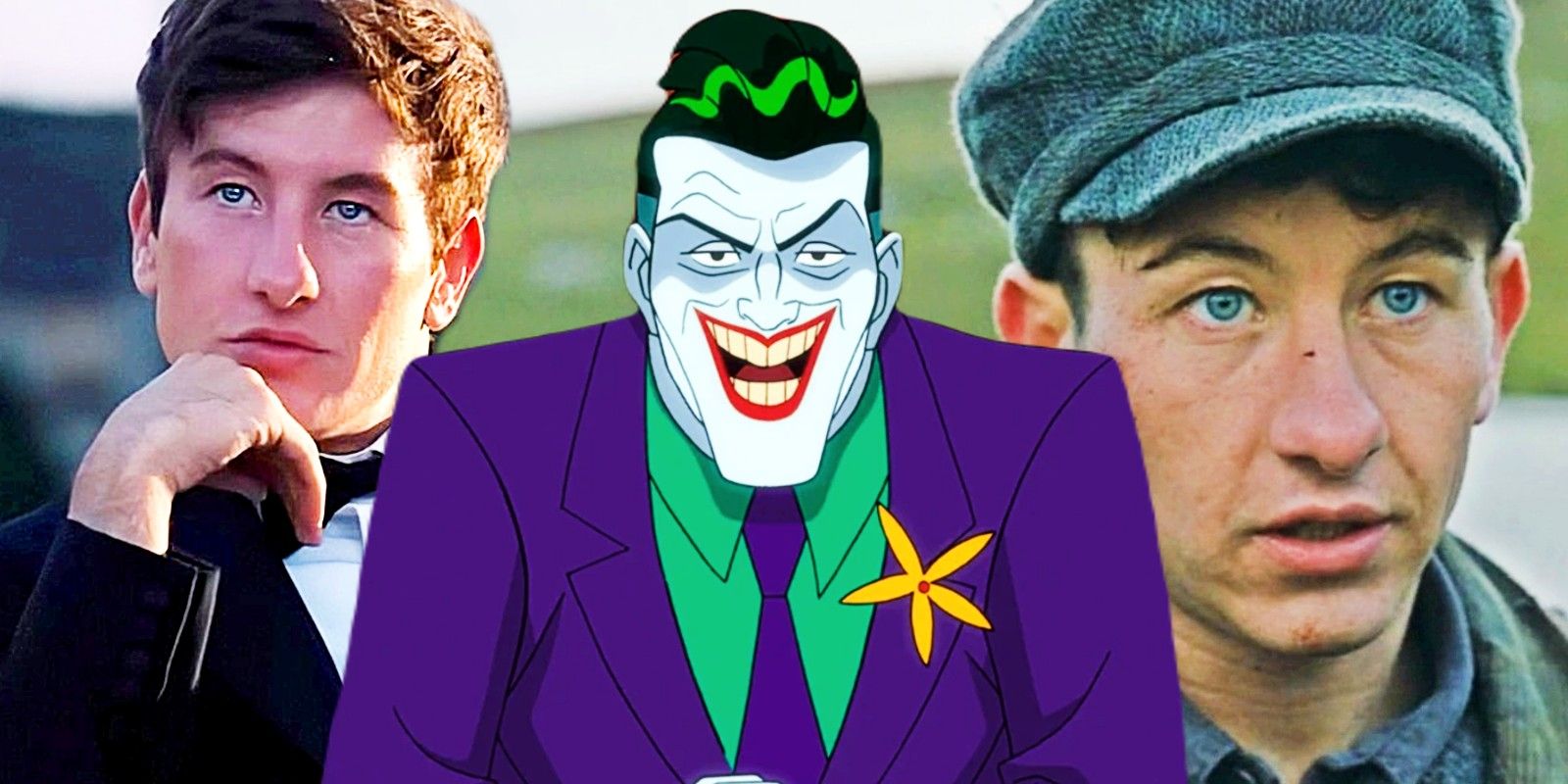Barry Keoghan from Saltburn and The Banshees of Inisherin and The Joker from Harley Quinn