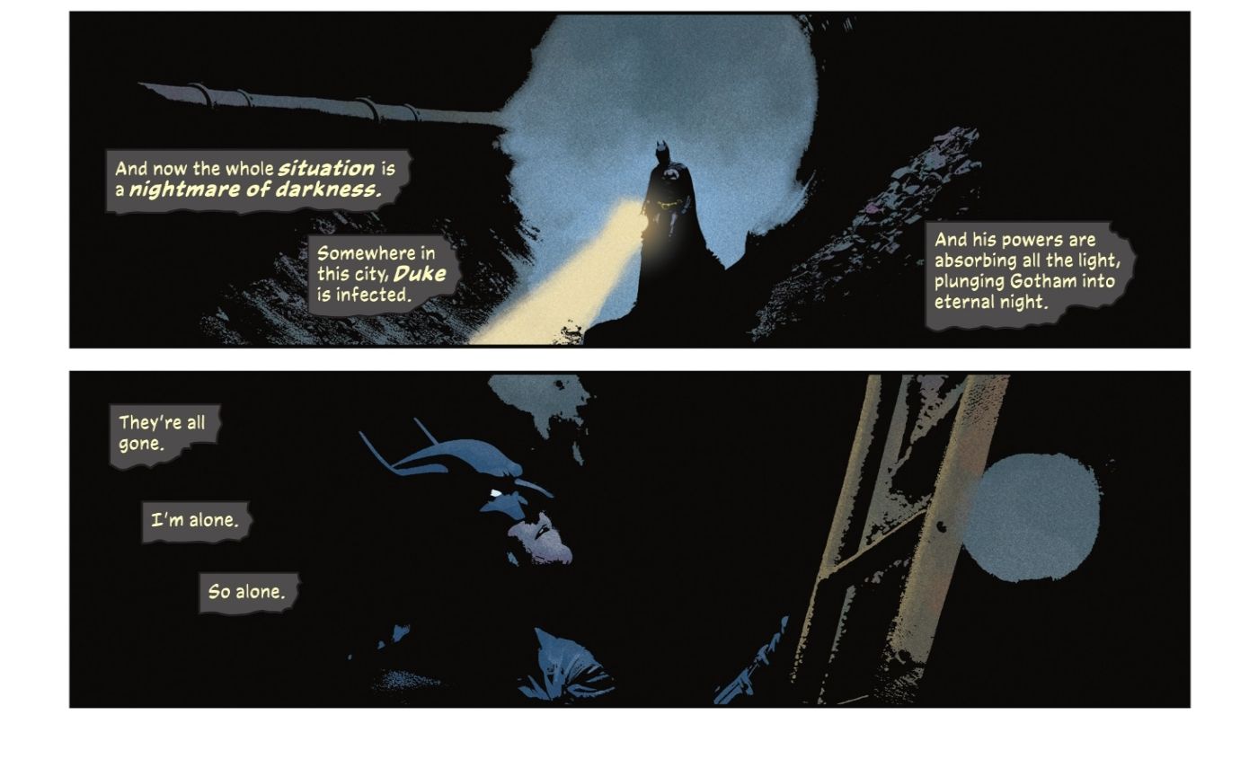 Batman admite que Duke Thomas está sugando a luz de Gotham