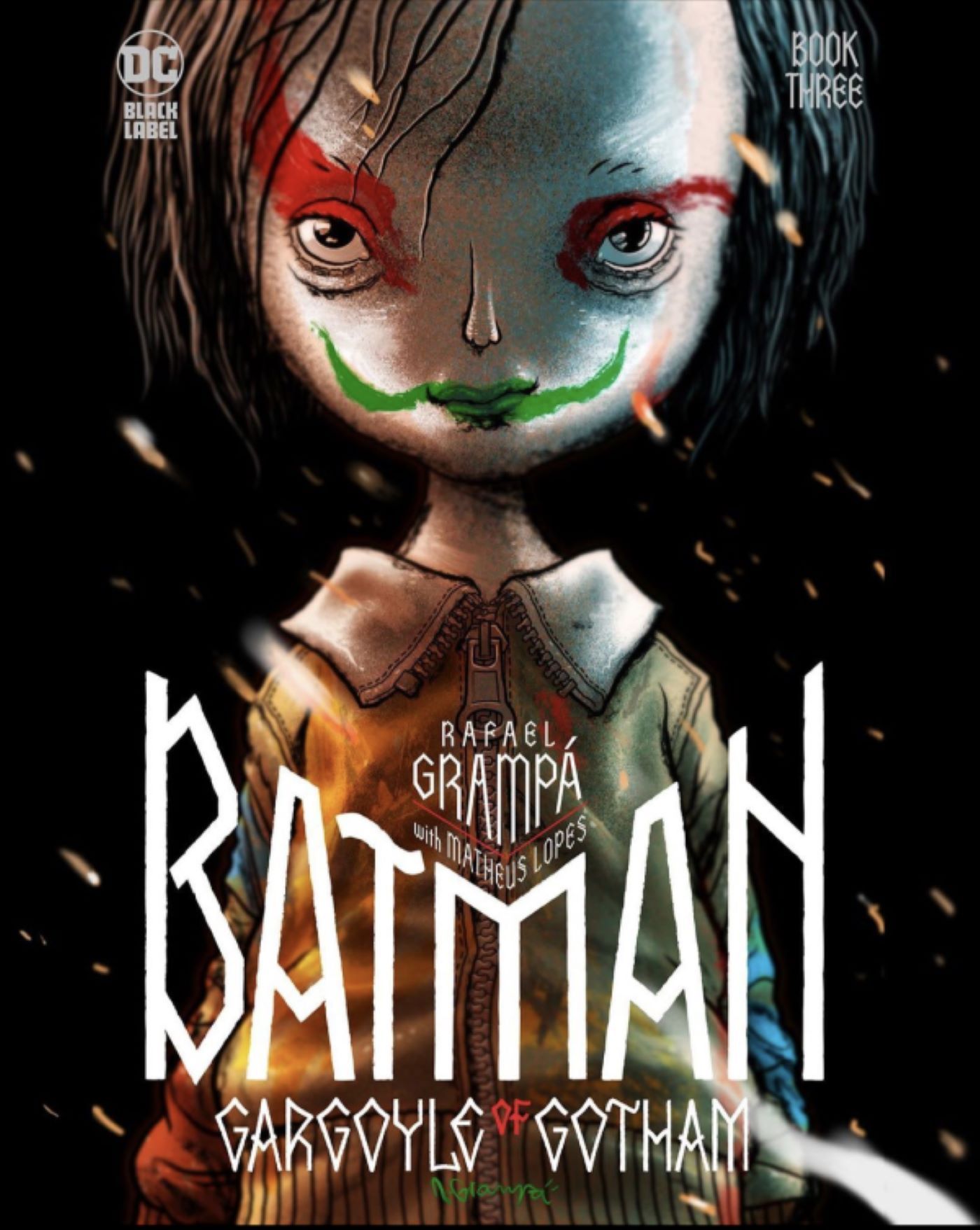 Capa do Batman Gargoyle of Gotham #3 com o Pequeno Coringa-2