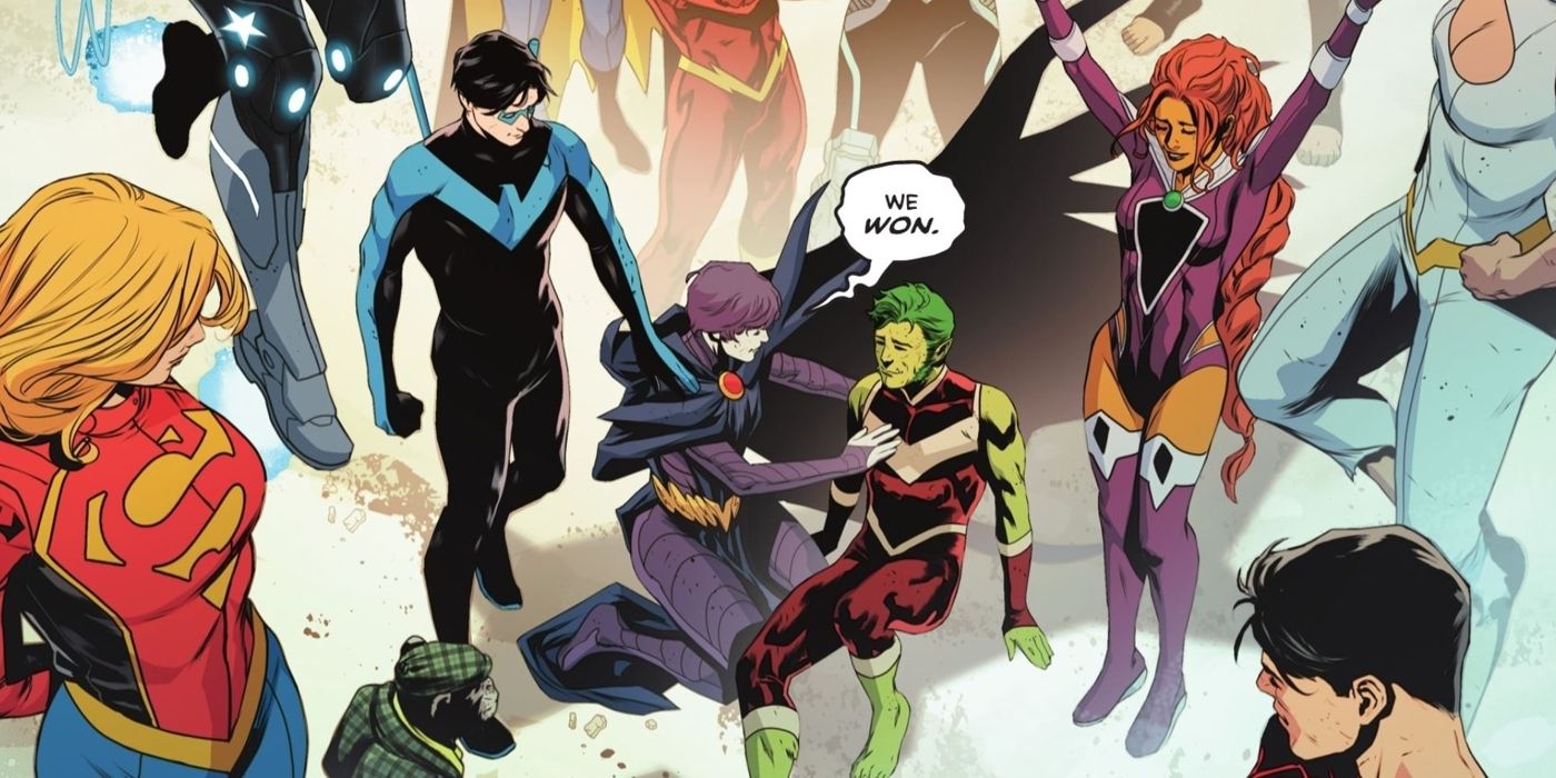 Beast Boy and Raven won DC