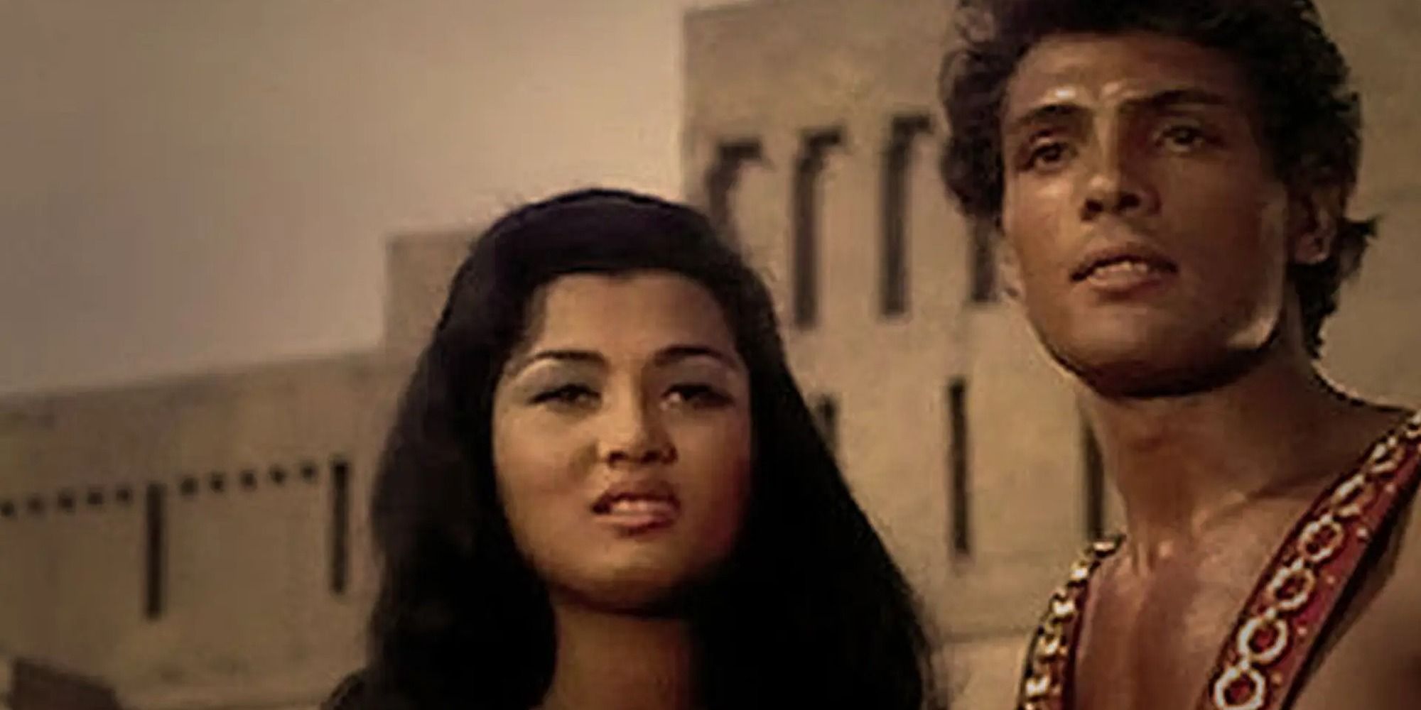 Bella Cortez and Dan Harrison in Ali Baba and the Seven Aracens