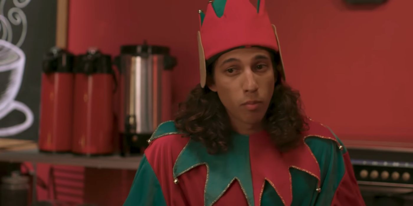 Ben (Benjamin Norris) in an elf costume frowning in Unfortunatly Ashly. - Benjamin Norris Plays Ben (6 Episodes, 2017) - Unfortunatly Ashly (2016)