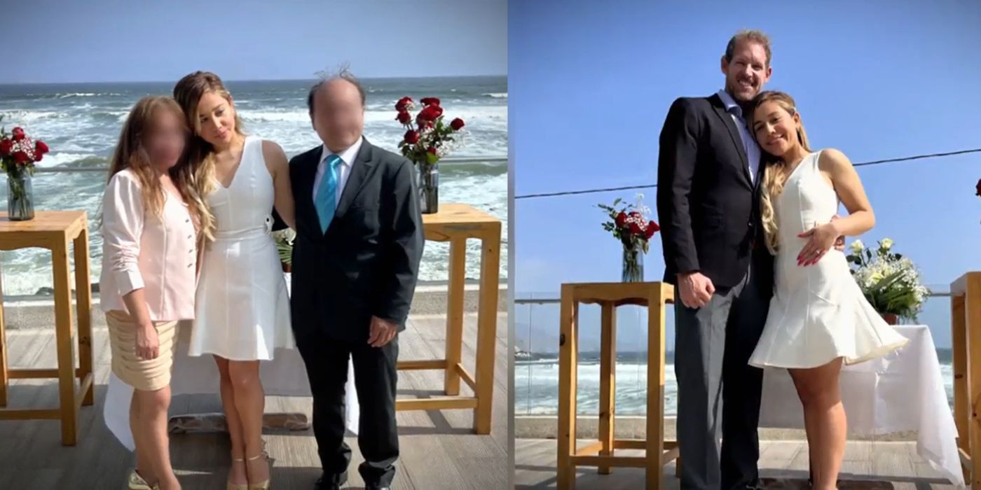 Ben Mahogany In 90 Day Fiance em sua cerimônia civil de casamento no Peru