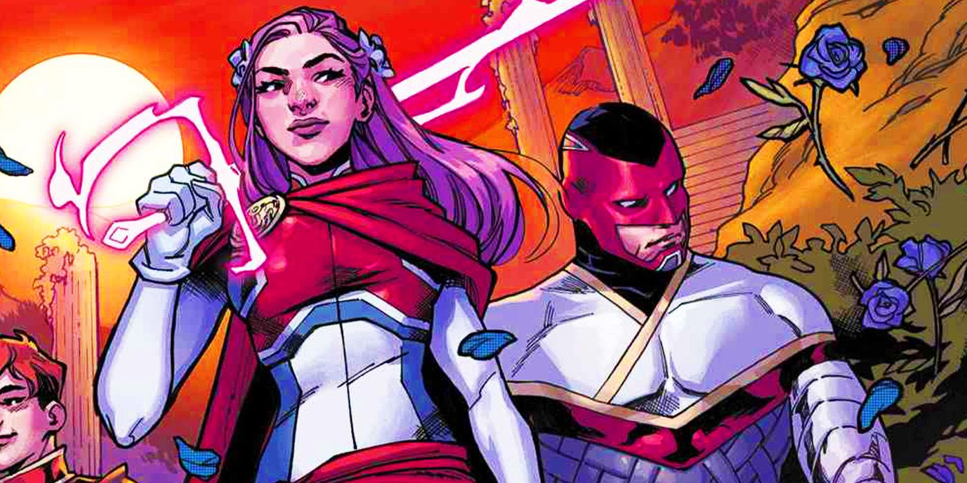 Betsy and Brian Braddock in armor in Marvel Comics