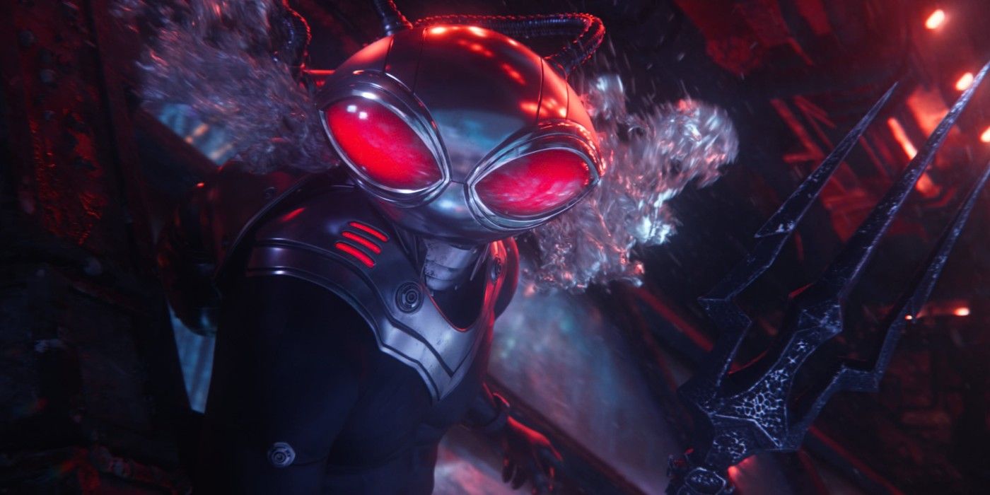 Black Manta dons the Black Trident in Aquaman and the Lost Kingdom