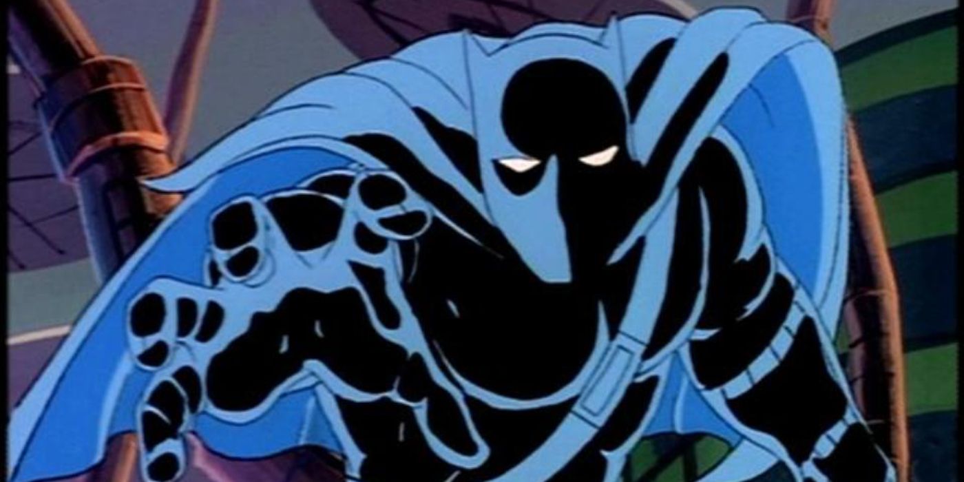 Black Panther reaching toward the camera in Fantastic Four Animated Series
