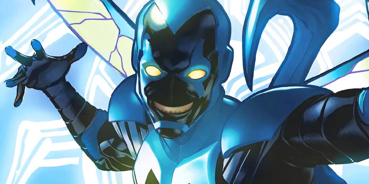 Besouro Azul com dentes na DC Comics