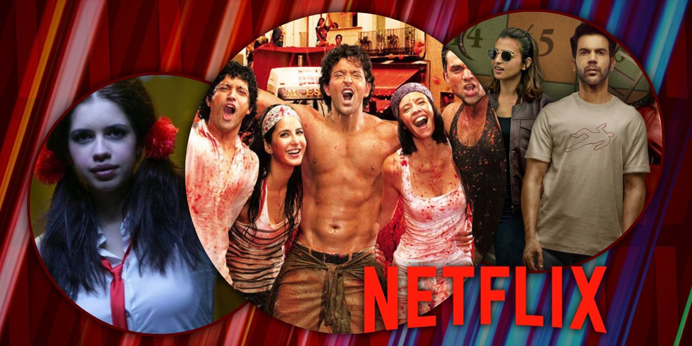 Collage of Bollywood movies on Netflix