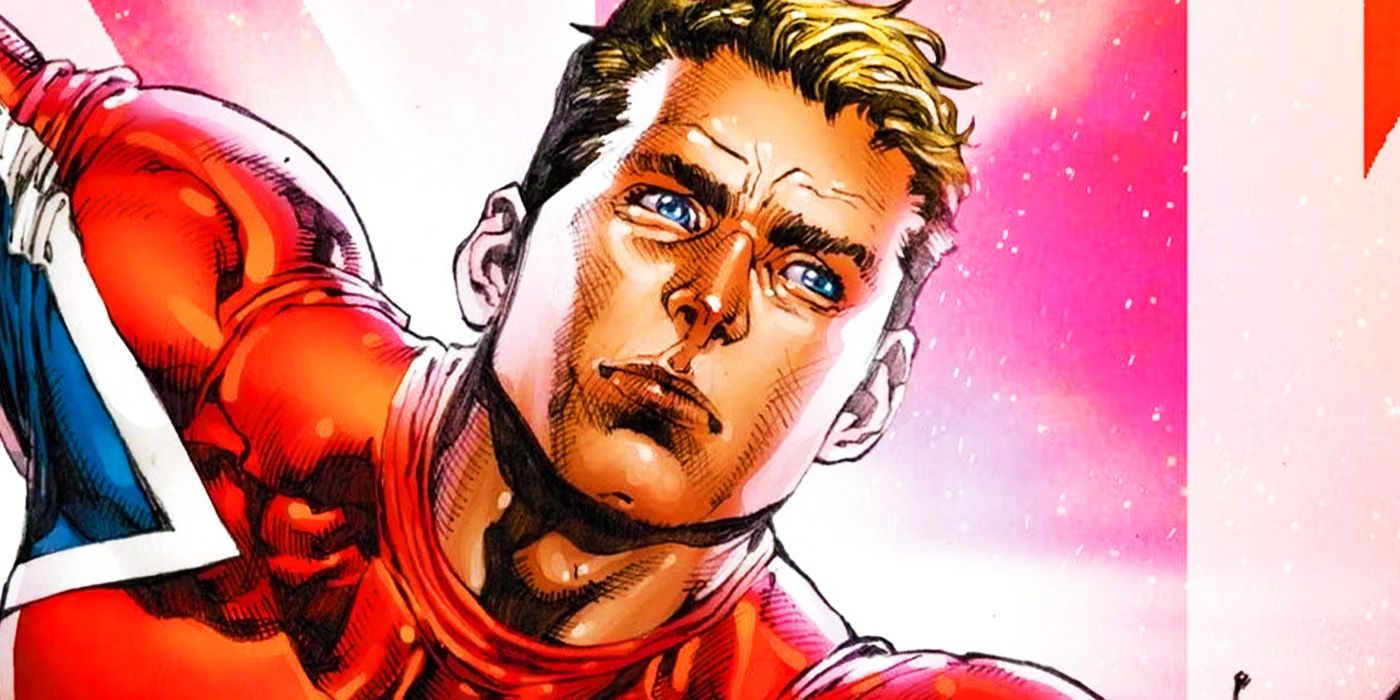 Brian Braddock's Captain Britain without his mask in Marvel Comics