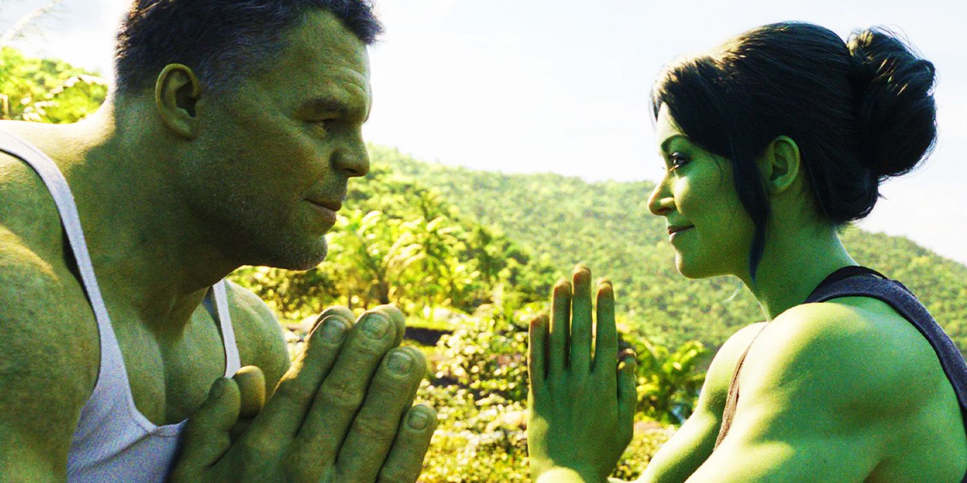 Bruce Banner and Jennifer Walters' Hulks in She-Hulk series