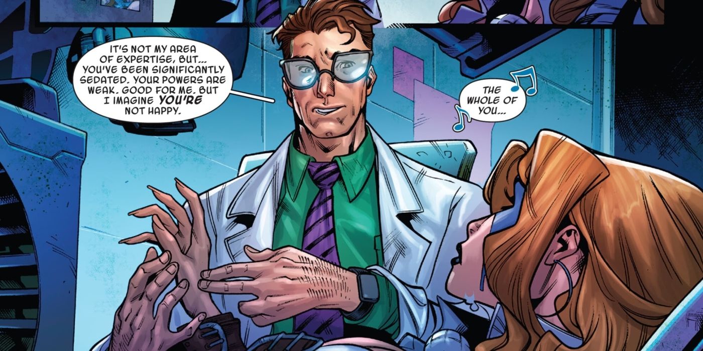 Bruce Banner sequestrou Dazzler. 