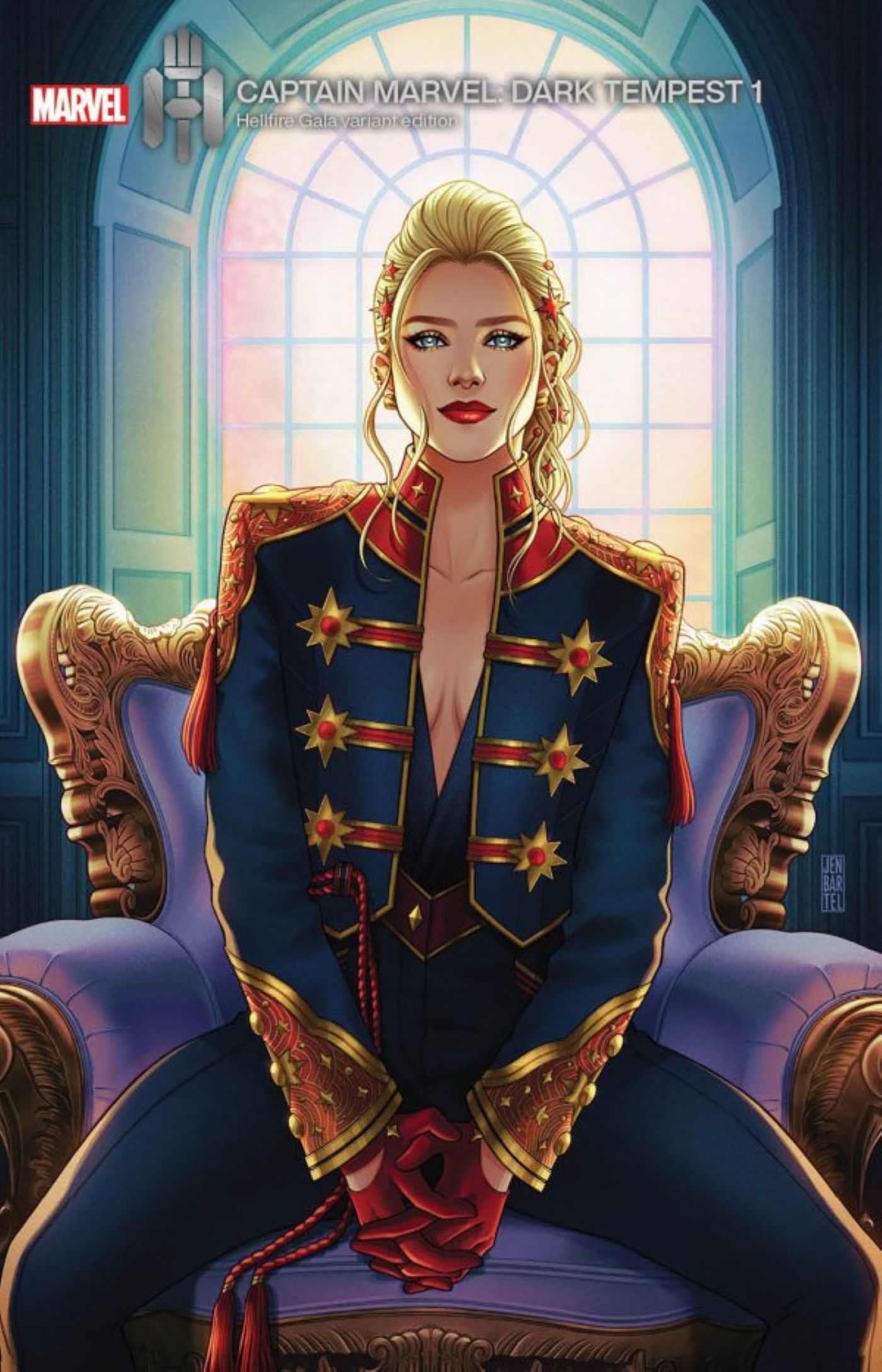 Captain Marvel Cosplay Showcases Her New Costume as Avengers Leader