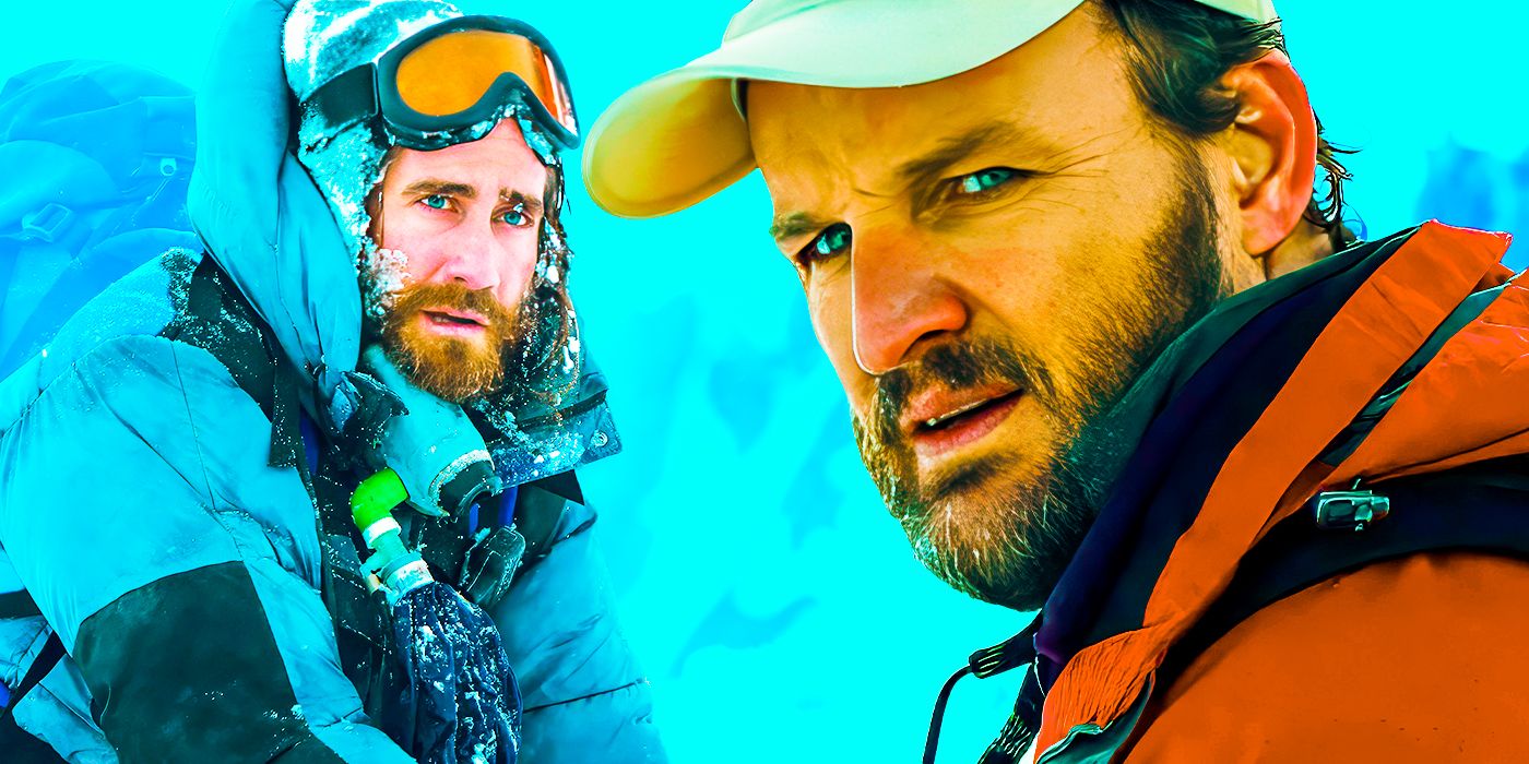 Jake Gyllenhaal and Jason Clarke in Everest (2015)