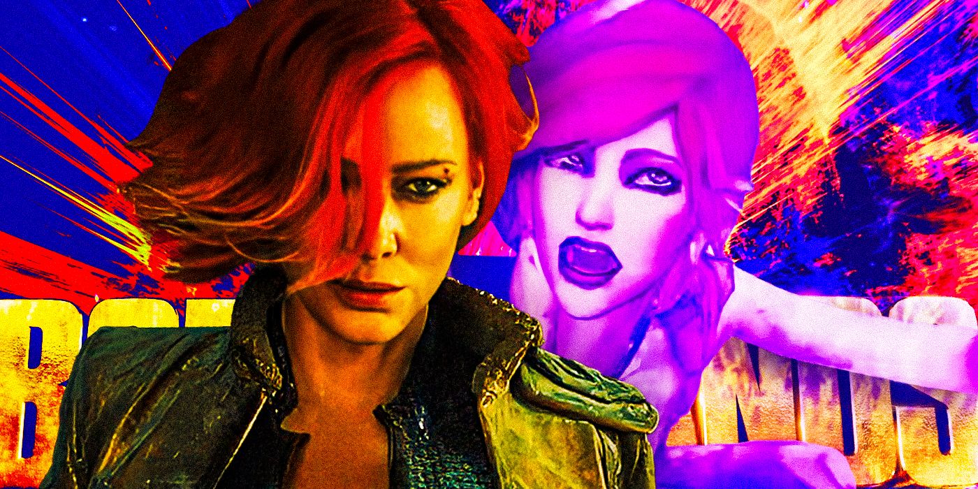 Cate Blanchett as Lillith from Borderlands and Lillith from the Borderlands video game collage image