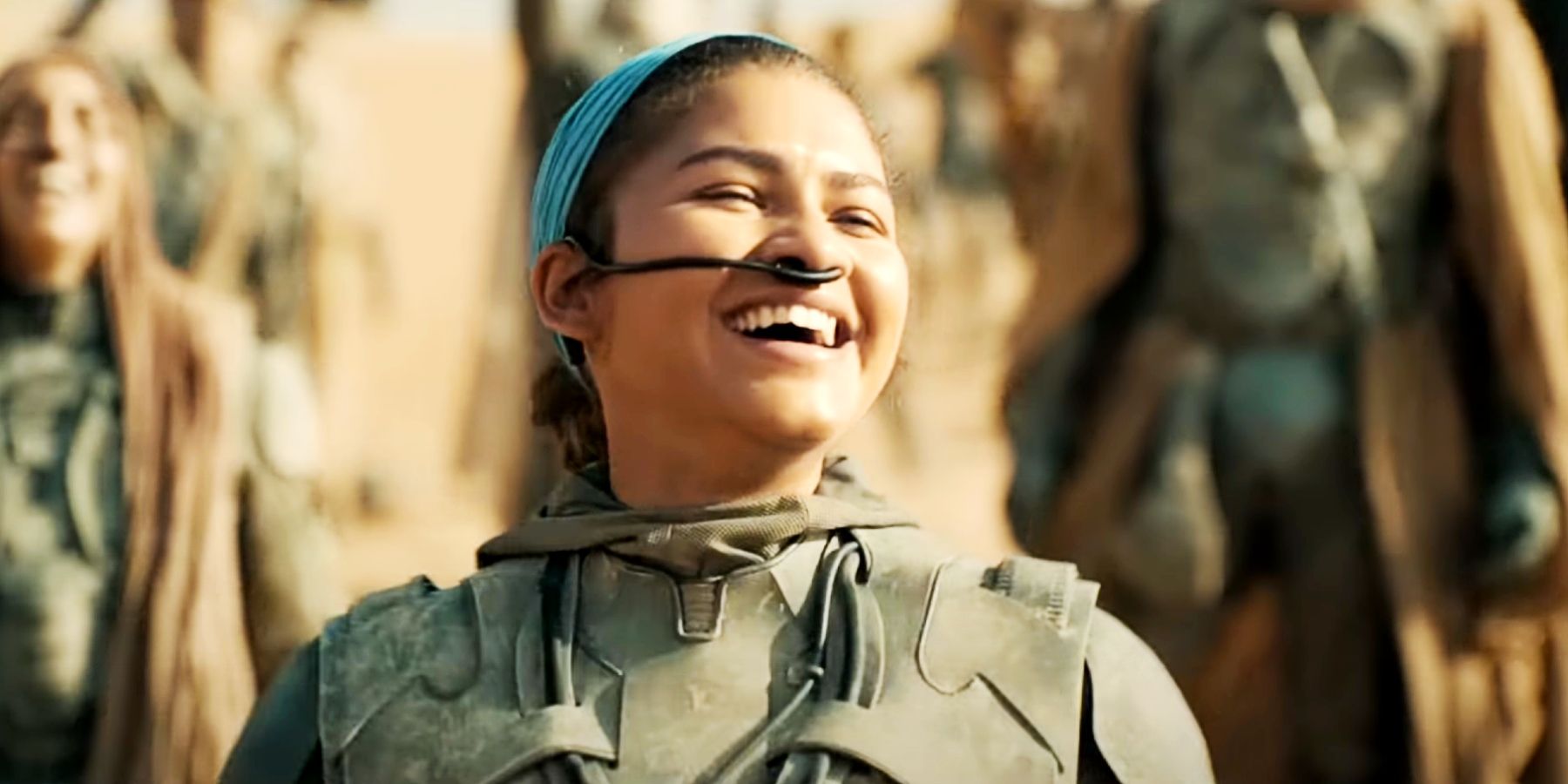 Chani (Zendaya) smiling in Dune Part Two