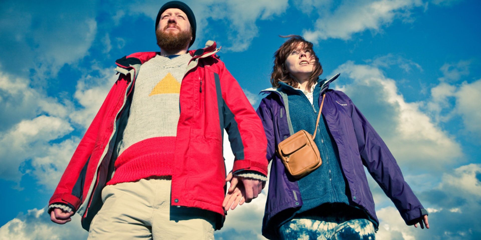 Chris and Tina in a low angle in Sightseers