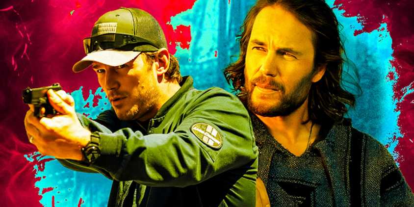 Chris Pratt's James and Taylor Kitsch's Ben in The Terminal List