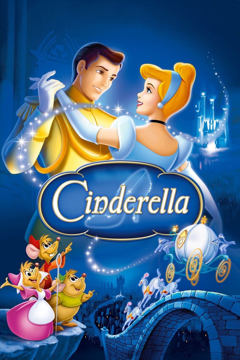 Cinderella 1950 Disney Movie Poster