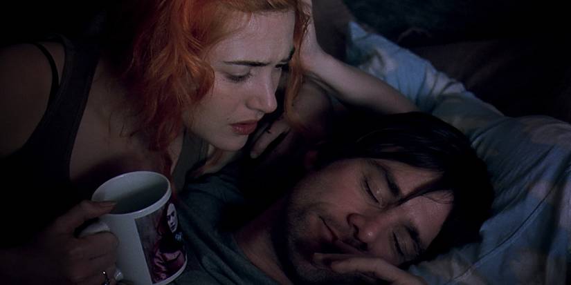 Clementine watching Joel sleep in Eternal Sunshine of the Spotless Mind