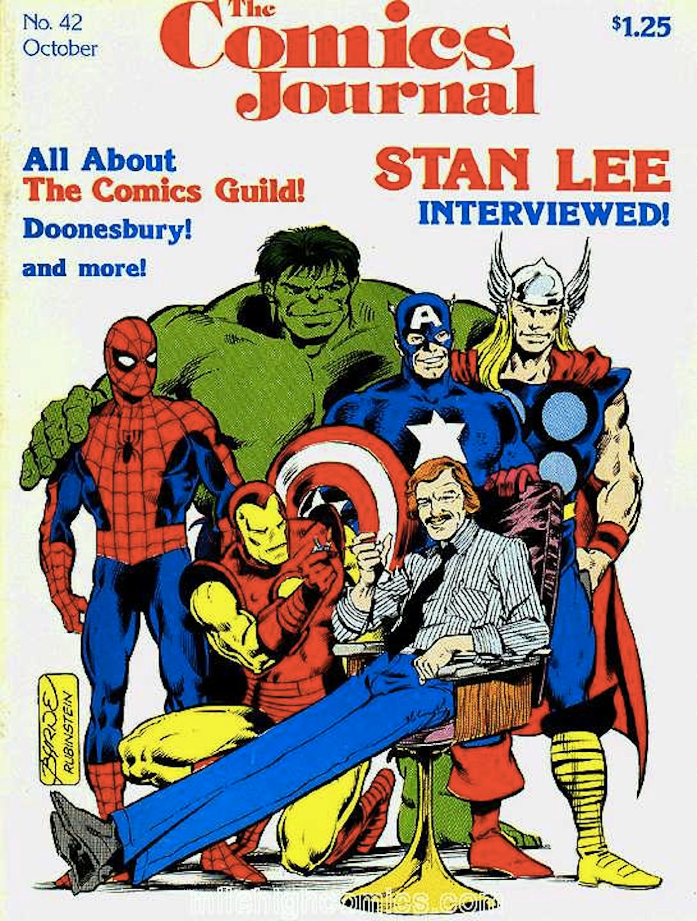 Comics Journal 42 cover