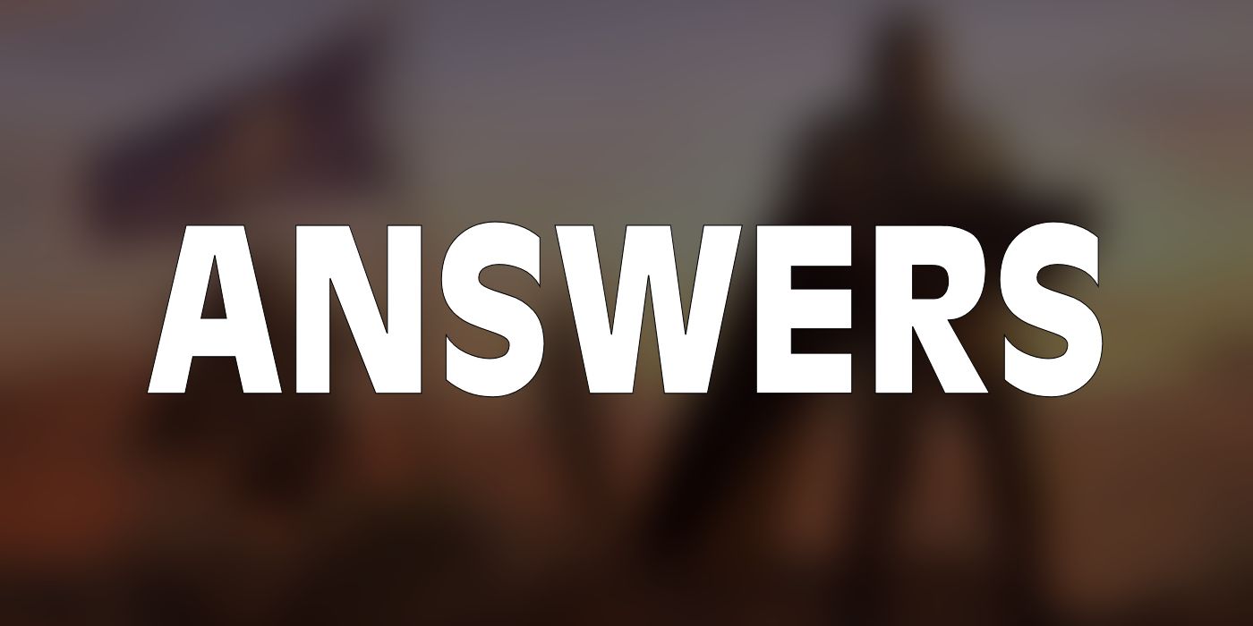 Connections February 12: The word Answers in big letters on a blurred background of the video game Helldivers 2