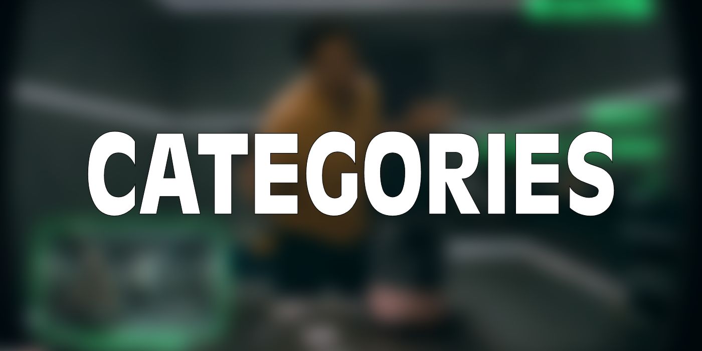 Connections February 22: The word Categories in big letters with a blurred background