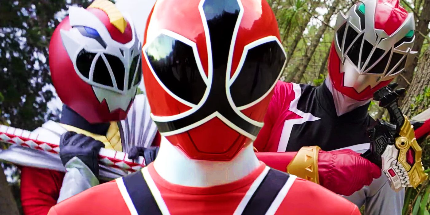 Cosmic Fury Red Ranger, Samurai Red Ranger e Dino Fury Red Ranger