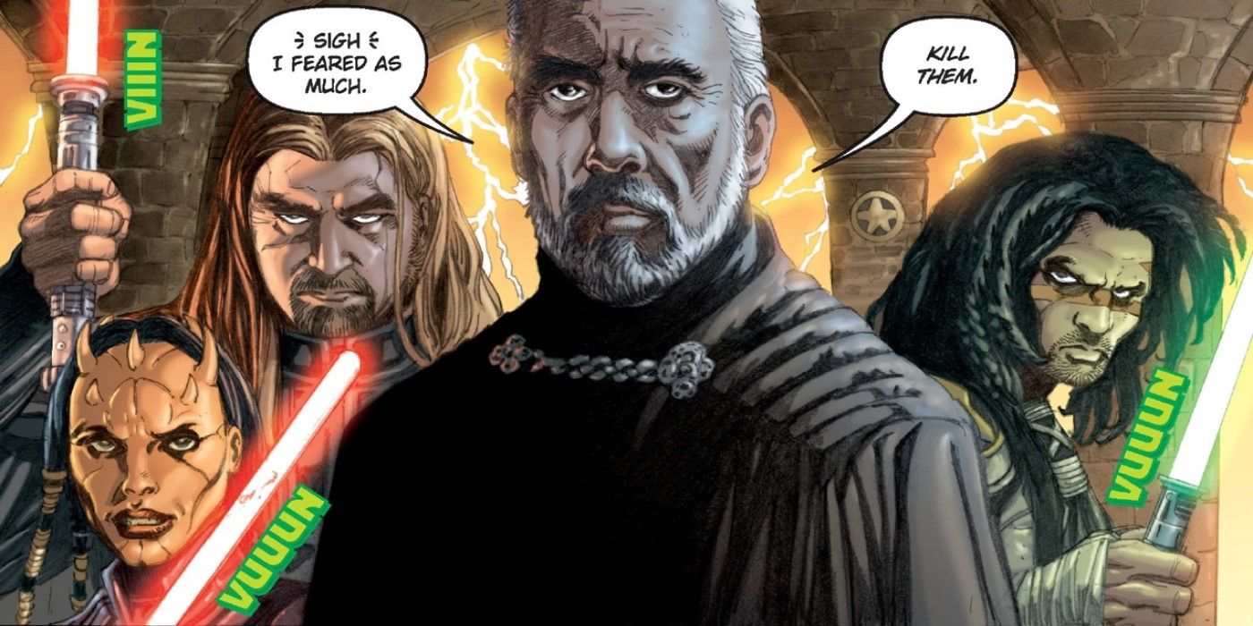 Count Dooku, Quinlan Vos, and the Dark Acolytes - who served the Separatists as 