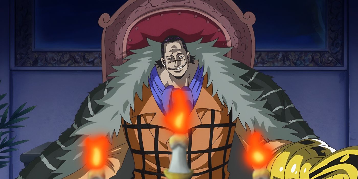 Crocodile as the president of Baroque Words from the Arabasta Saga in One Piece.