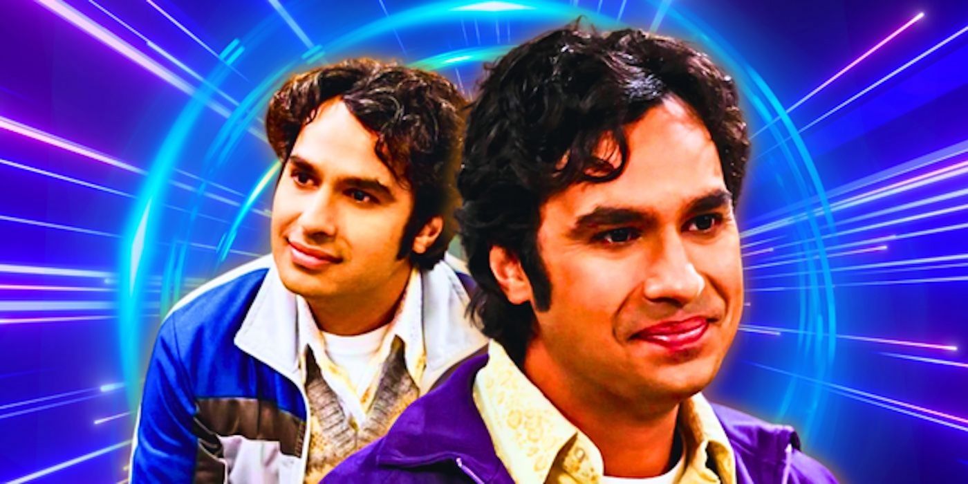 Custom image of Kunal Nayyar's Raj from The Big Bang Theory smiling