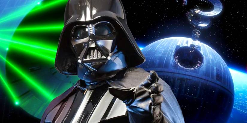 Custom Image With Darth Vader and Death Star