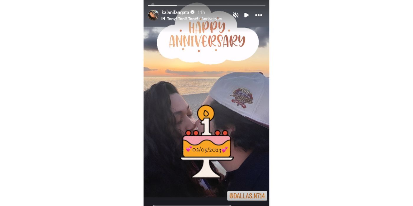 Dallas e Kalani do 90 Day fiance no Instagram para o aniversário