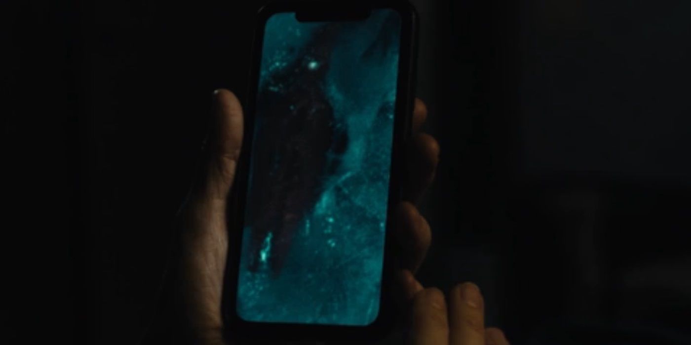 Danvers' screenshot of the fossil in the ice cave