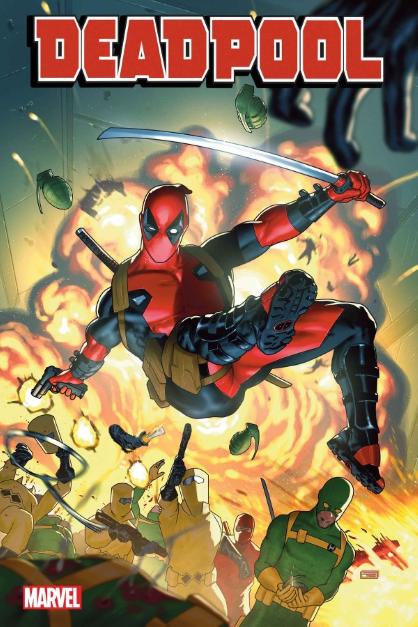 Deadpool Gets EXPLOSIVE InHyuk Lee Variant Cover for New Comic Run