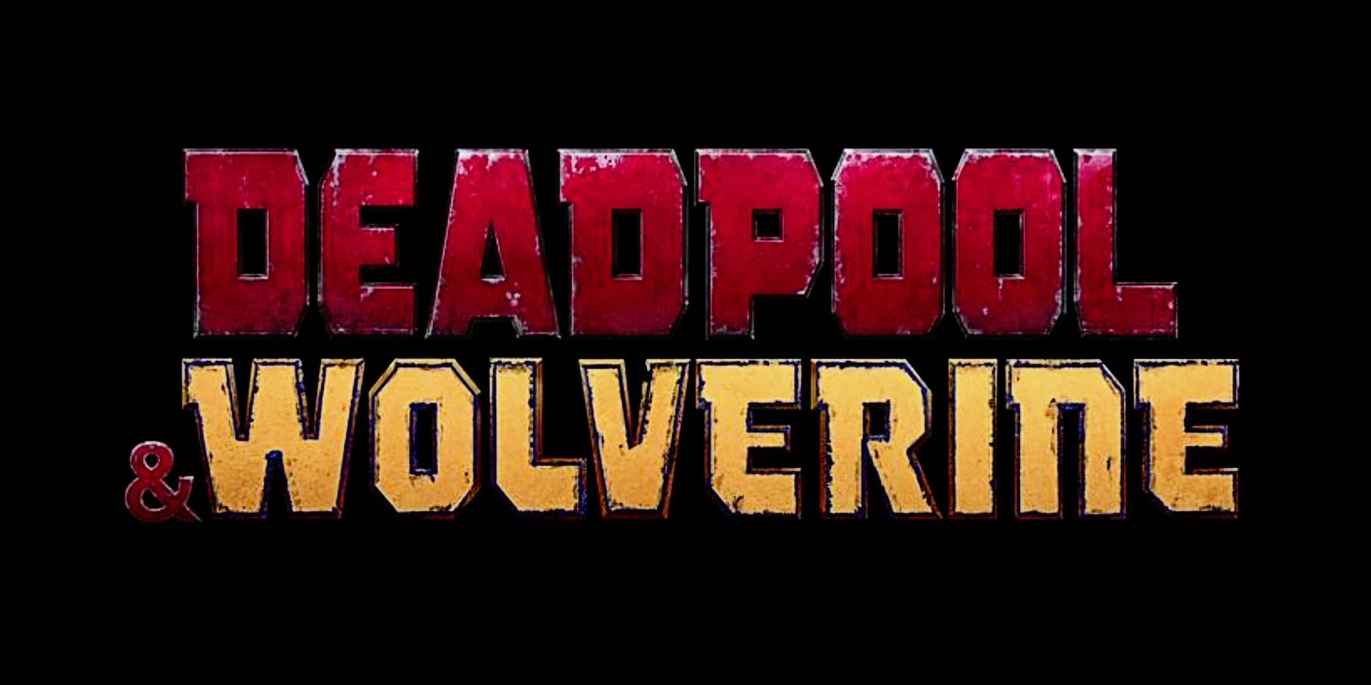 Deadpool and Wolverine MCU Official Title Logo