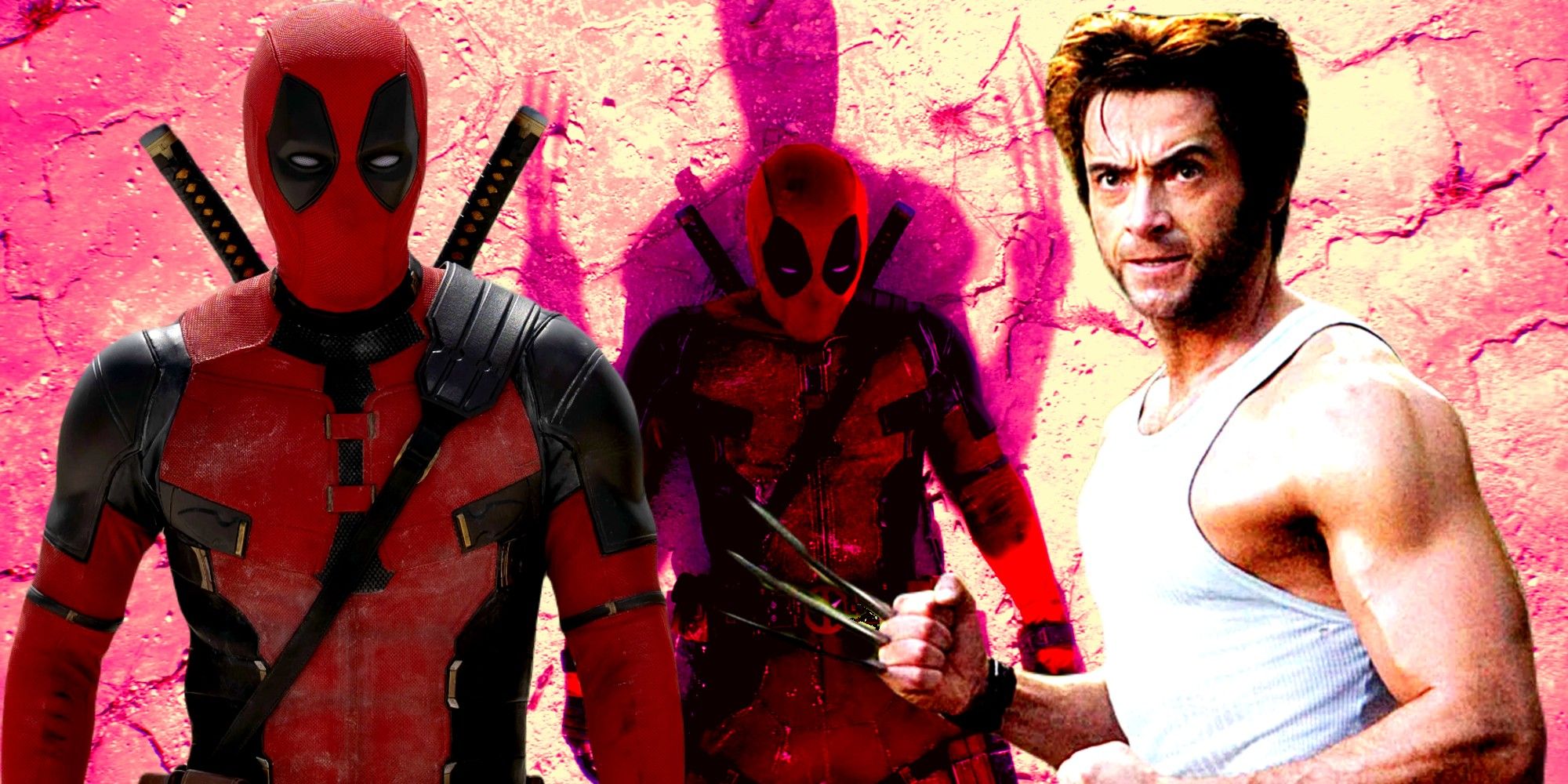 deadpool & Wolverine trailer blended image with ryan reynolds Deadpool and hugh jackman's Wolverine