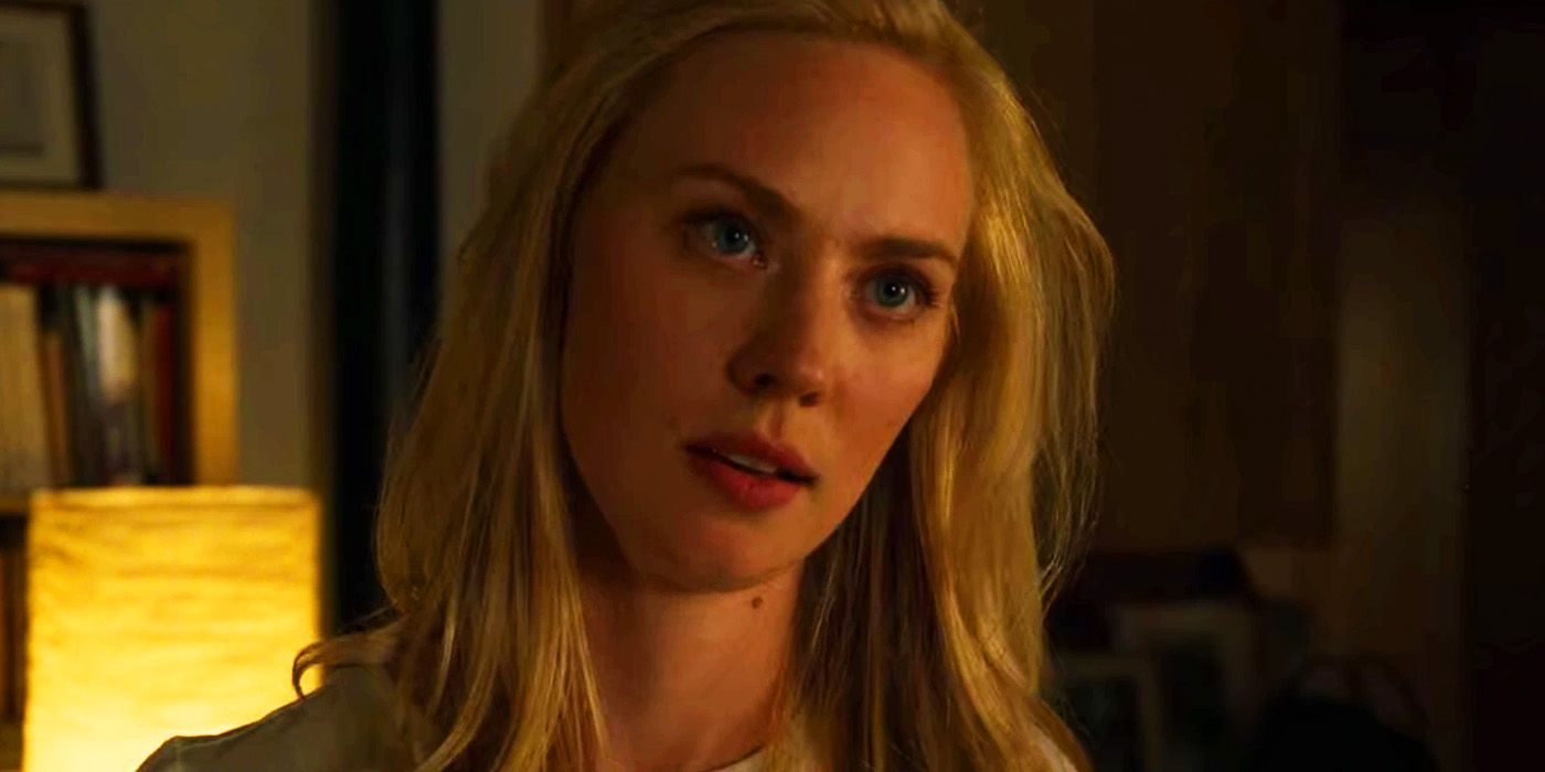 Deborah Ann Woll's Karen Page looking worried in Daredevil