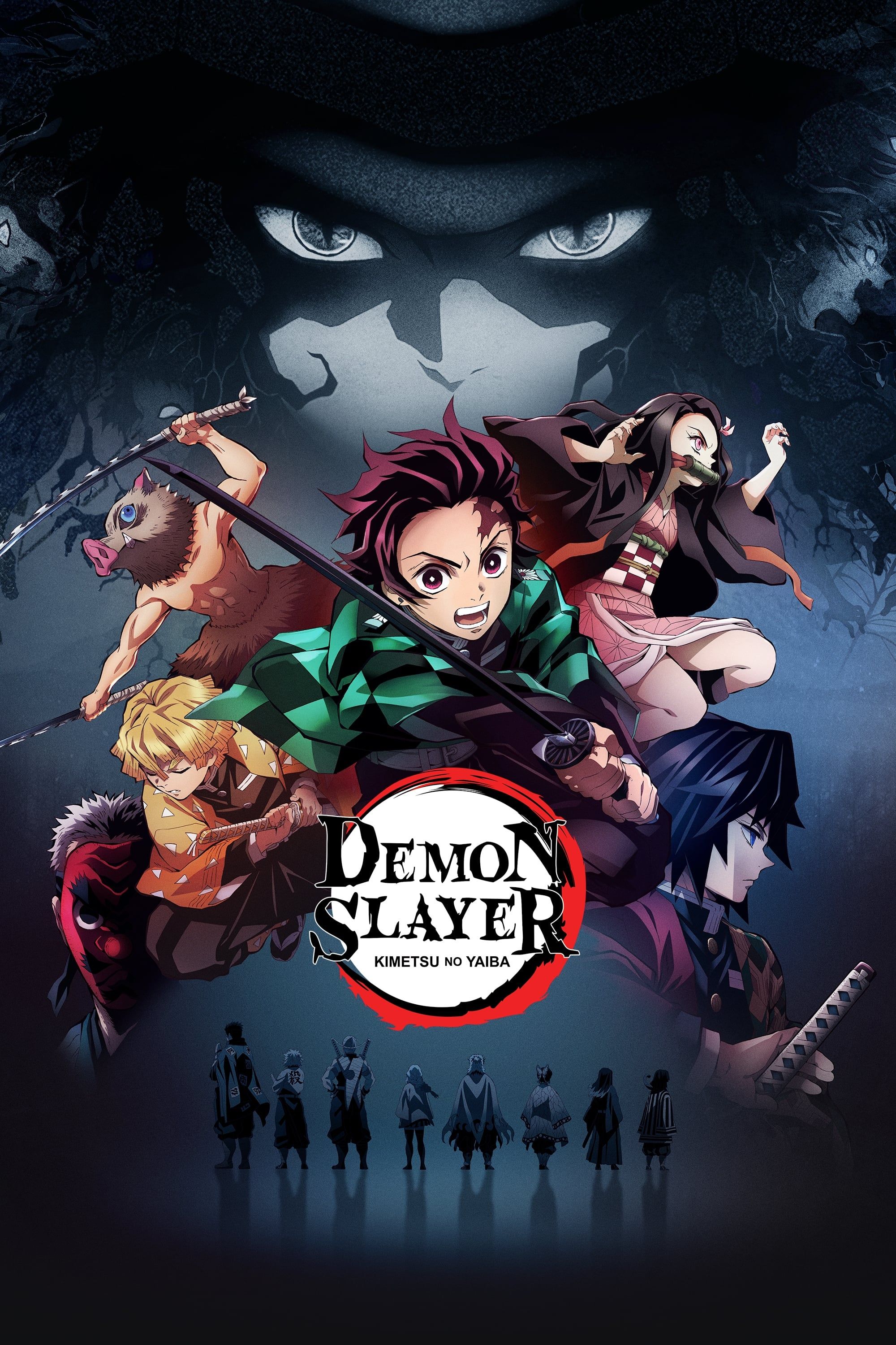 Poster for the anime series “Demon Slayer”