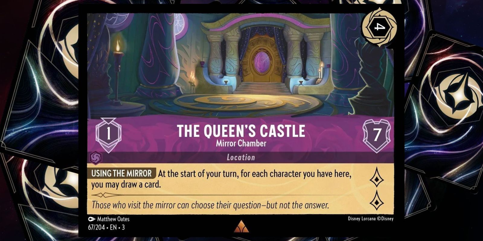 Disney Lorcana nas Inklands, localização do Queen Castle