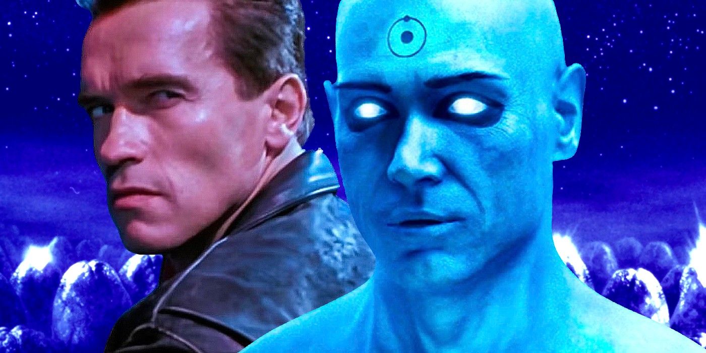 Watchmen’s Doctor Manhattan and Arnold Schwarznegger’s Terminator
