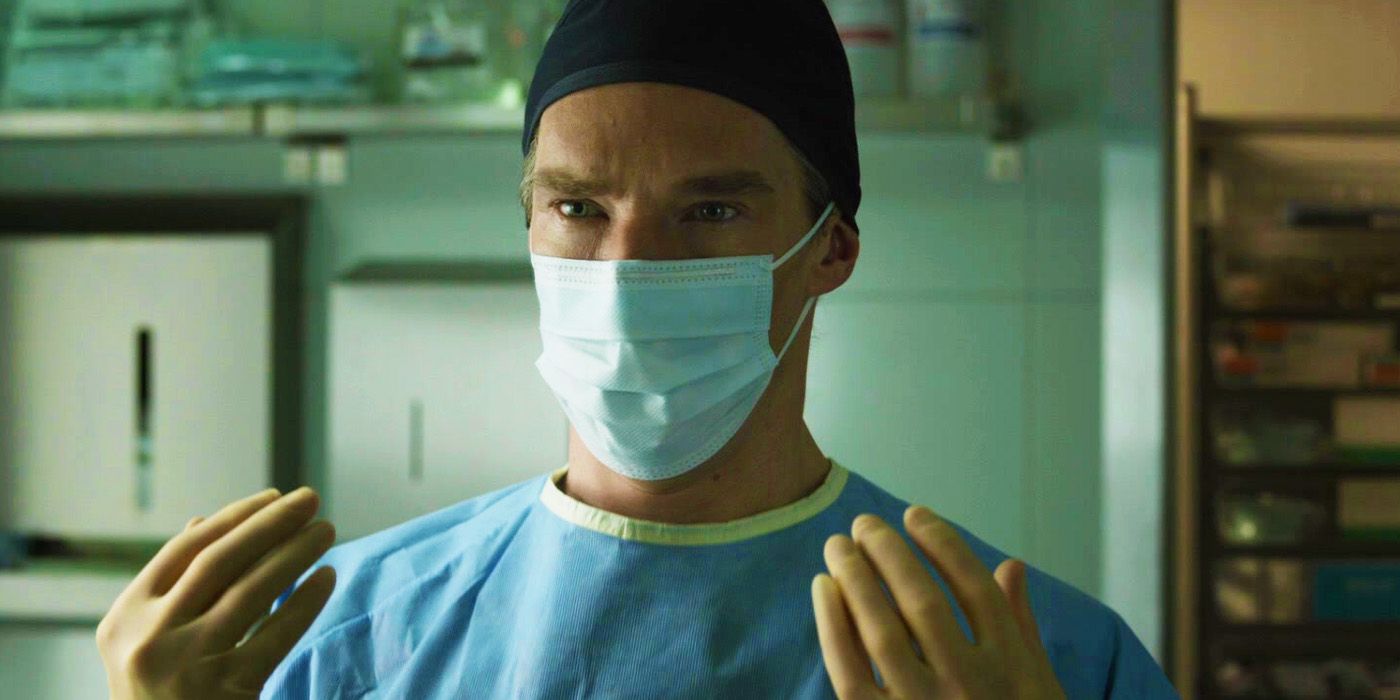 Doctor Stephen Strange about to perform surgery in Doctor Strange