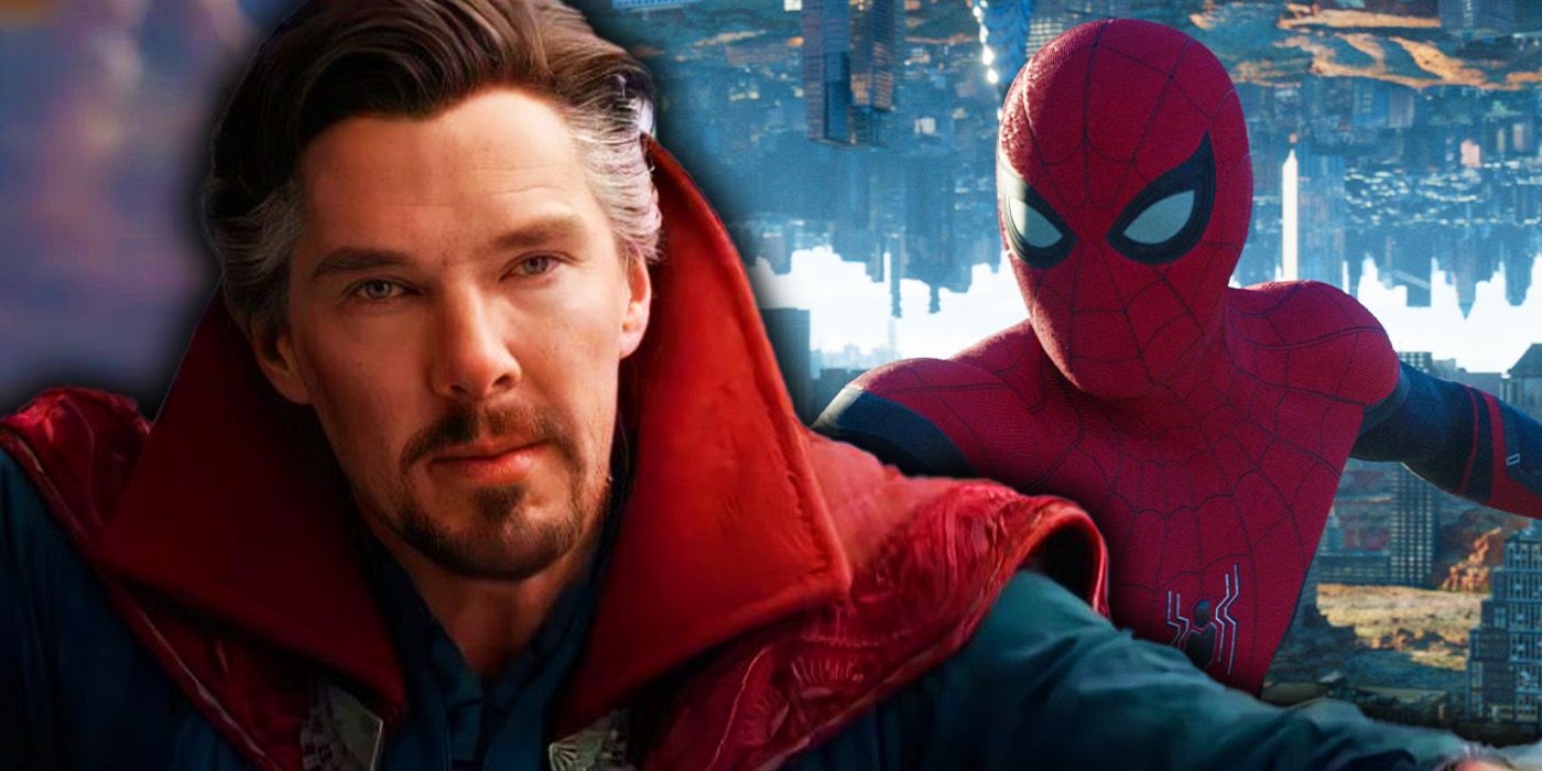 Doctor Strange and Spider-Man in the Mirror Dimension in Spider-Man No Way Home