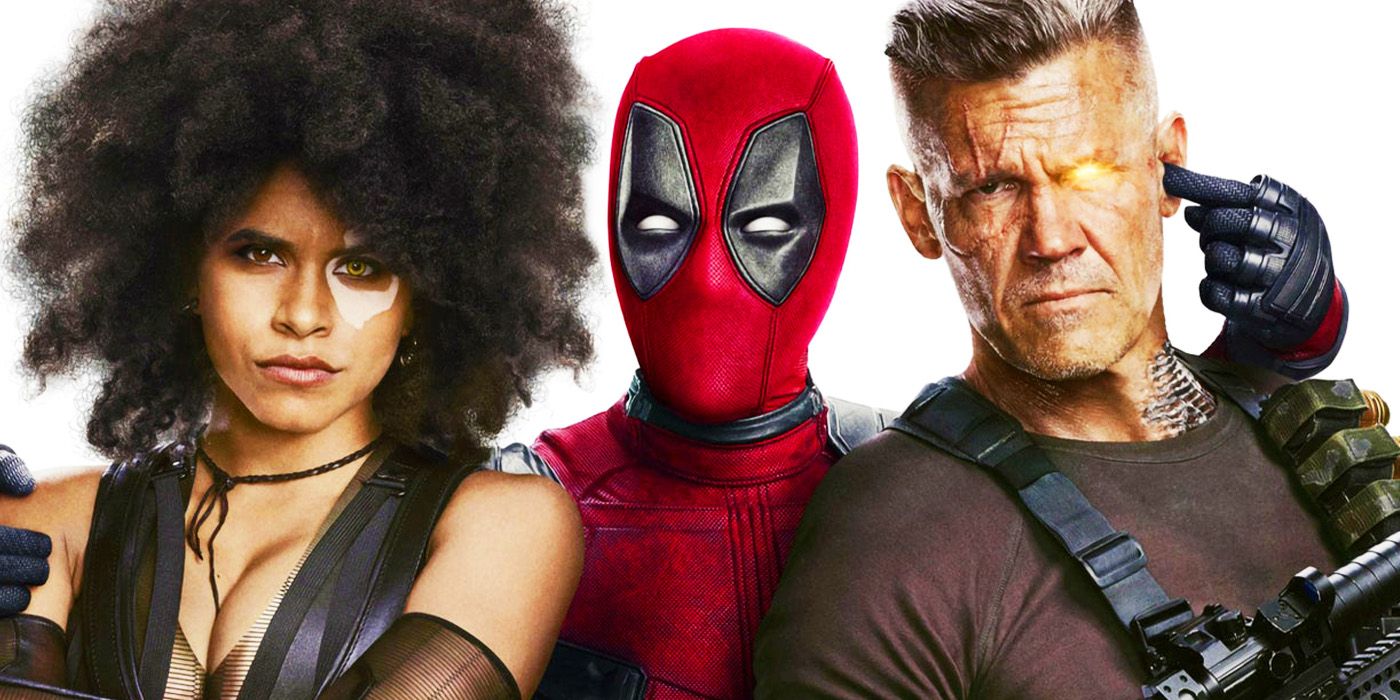 Domino, Deadpool and Cable in Deadpool 2 poster