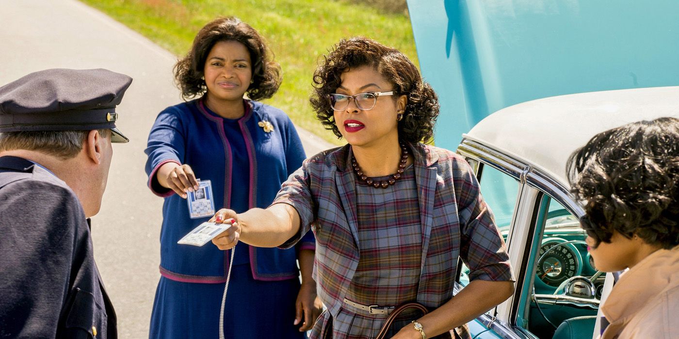 Dorothy and Katherine showing clearance in Hidden Figures
