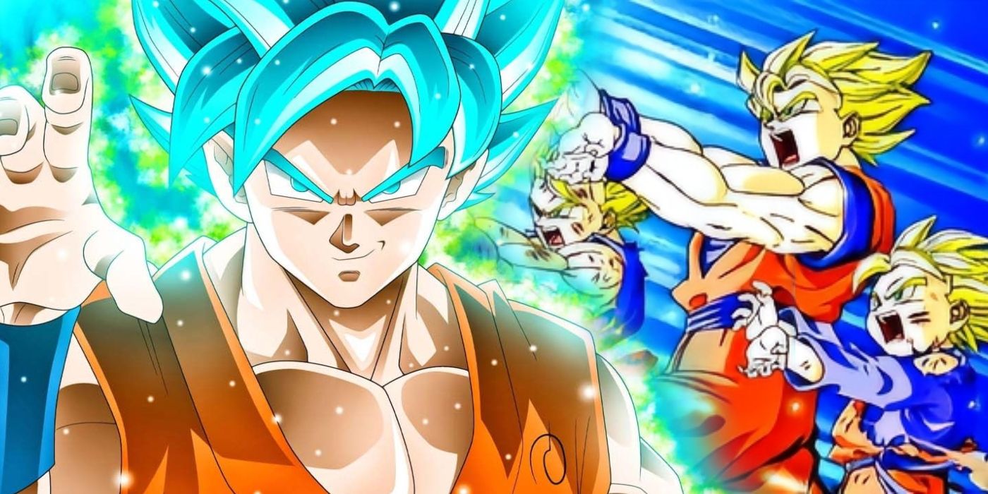 Dragon Ball Super Goku with Gohan and Goten.