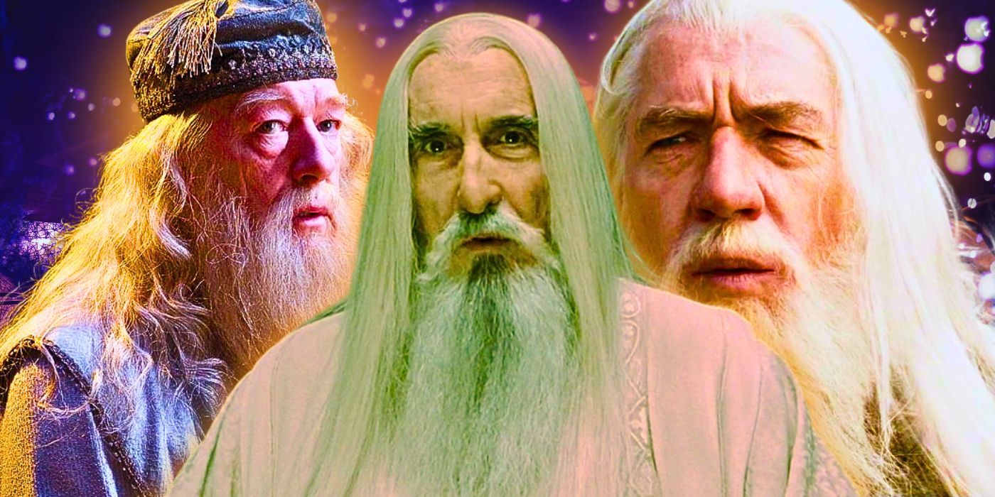 Dumbledore, Saruman, and Gandalf