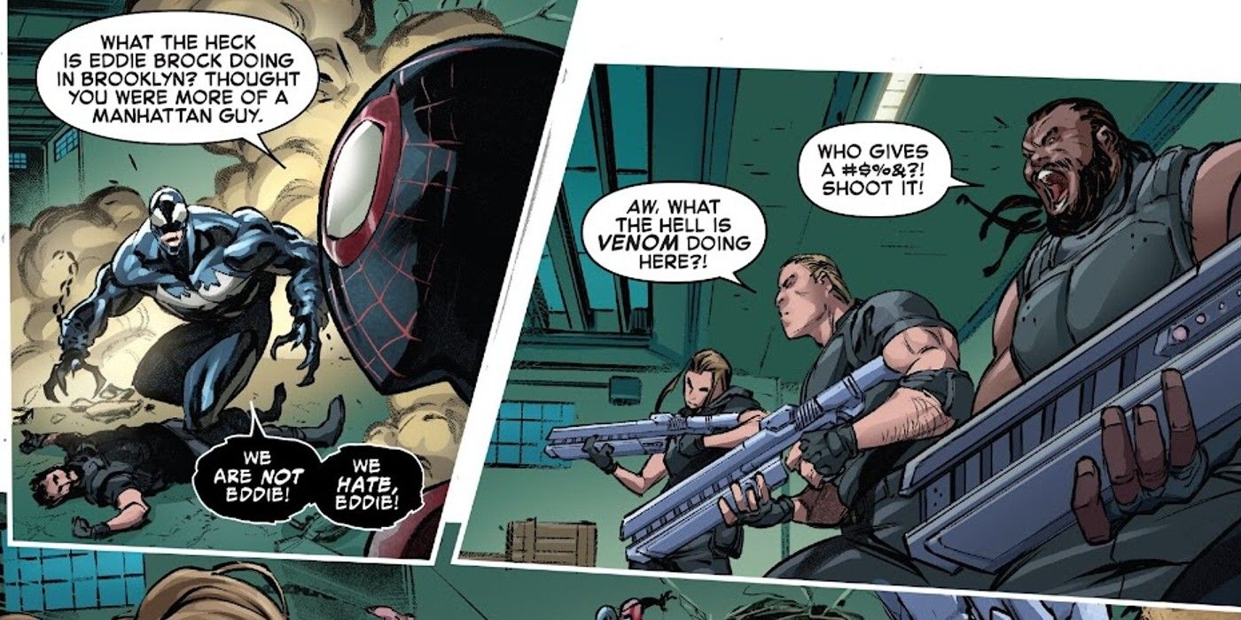 Dylan Brock Venom meets Miles Morales Spider-Man