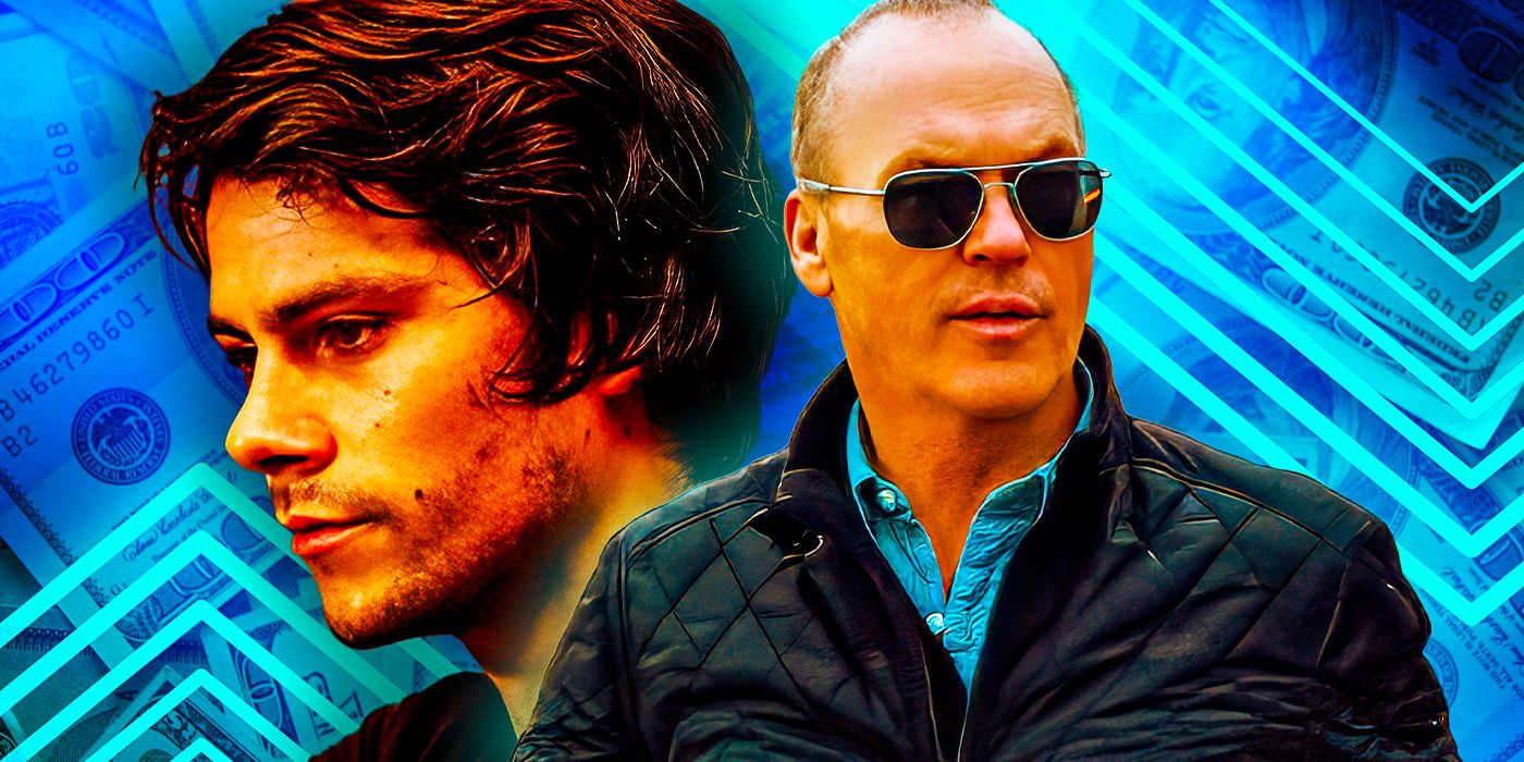Dylan O'Brien as Mitch Rapp Michael Keaton as Stan Hurley from American Assassin